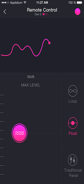  smartphone oscilation dildo Interactive oscillating sex toy