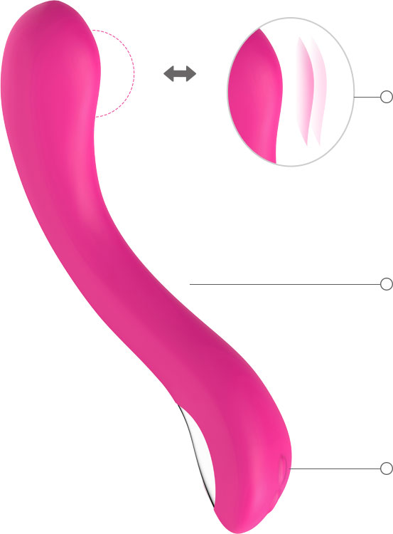 Interactive oscillating sex toy Interactive oscillating sex toy